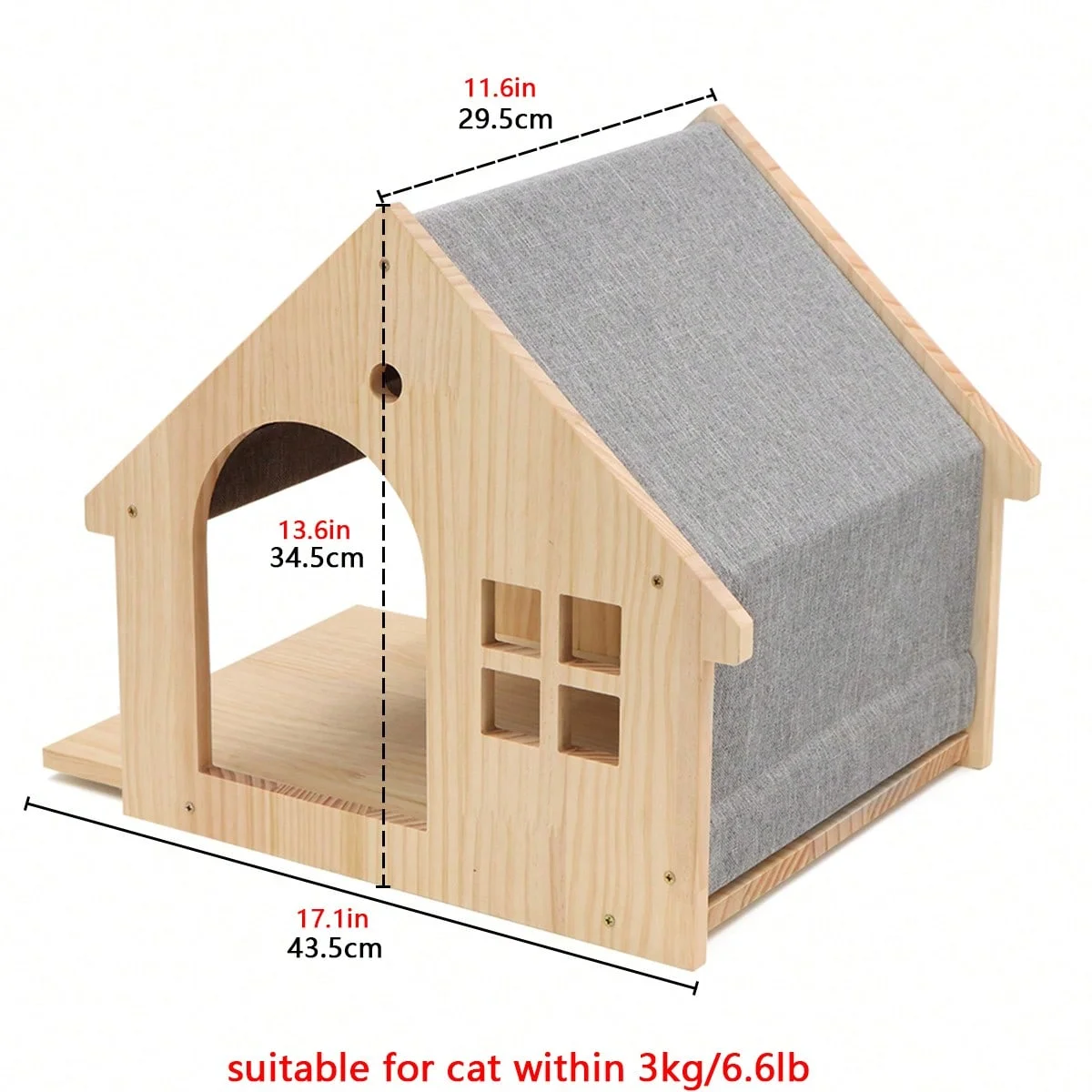 Cat Climbing Shelf Wall Mounted Four Step Stairway With Sisal Scratching Post For Cats Tree Tower Platform Jumping Pet Furniture - Image 7