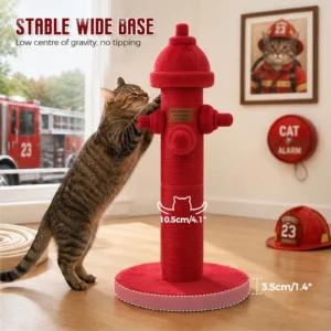 Fire Hydrant Sisal Cat Scratching Post - Thumbnail Image 4