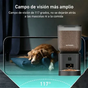 Nityers 8L Automatic Cat Feeder With 1080p Camera Video 5G WiFi Night Vision Cat Food Dispenser Smart Tuya APP Pet Auto Feeder - Thumbnail Image 5