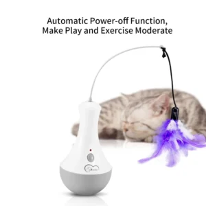 DOEL Cat Interactive Toys Funny Feather Kitten Teaser Indoor Play - Thumbnail Image 5