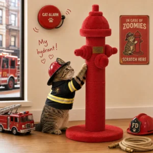 Fire Hydrant Sisal Cat Scratching Post - Thumbnail Image 2